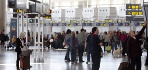 Llegada de turistas a la Costa del Sol